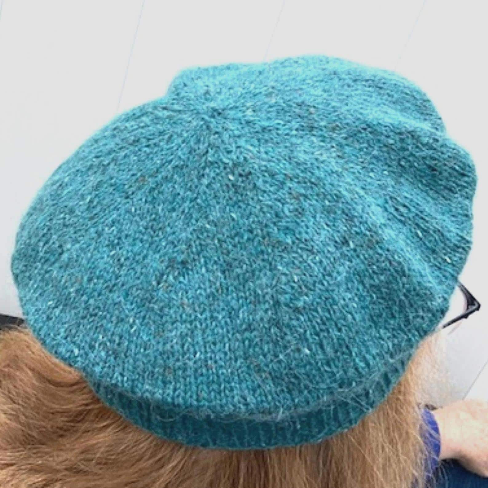 Teal Beret - Etsy