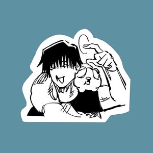 Toji Fushiguro Manga Panel Sticker - Jujutsu Kaisen