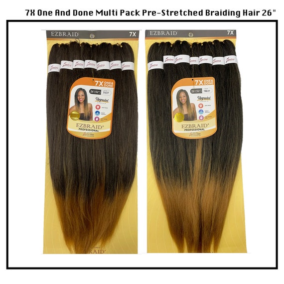 EZBRAID Professional 7X One & Done Pre-Stretched Braid (26inch) EZBRAID Professional 7X One & Done Pre-Stretched Braid (26inch)