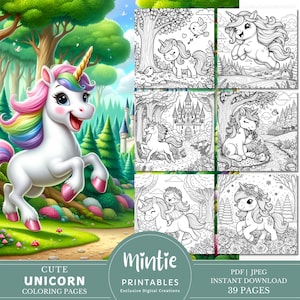 Unicorn Coloring Pages, Unicorn Coloring Pages For Kids, Printable Coloring Pages, Kids Coloring Pages, Girls Coloring Pages, Unicorn Sheets