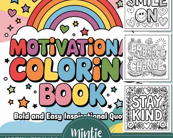 Libro para colorear de afirmaciones positivas: Alivio del estrés para adultos y adolescentes (PDF)