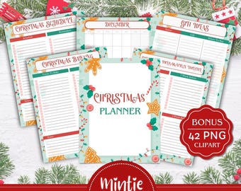 Christmas Planner Printable: Holiday Organizer & Gift List (PDF)