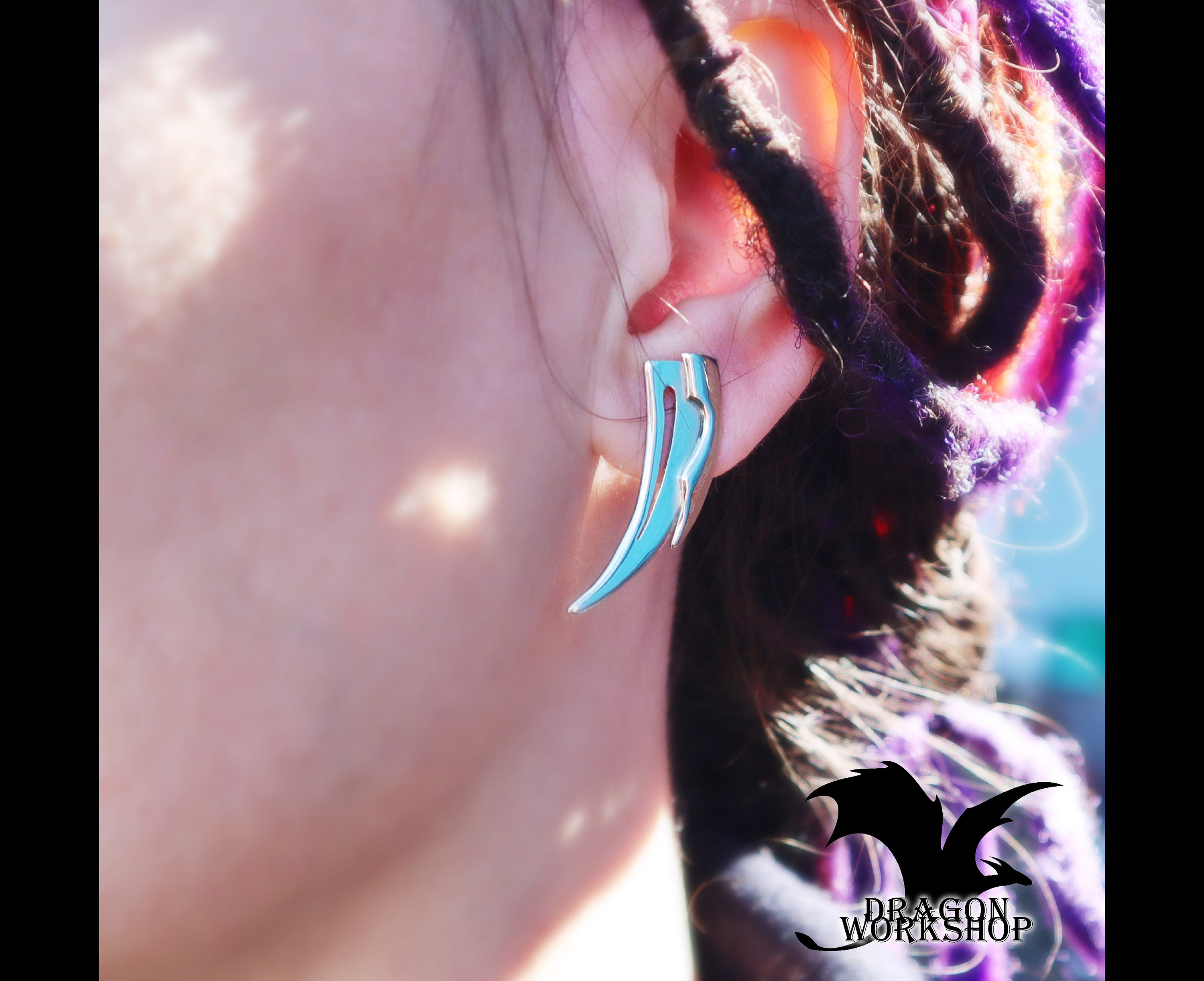 Dragon fang earrings discount