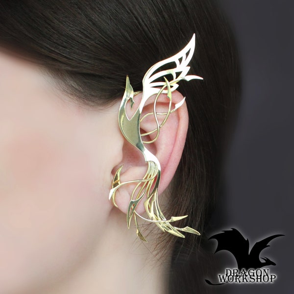Ear Cuff Bird | Fire Phoenix | Firebird | fantastic jeweler