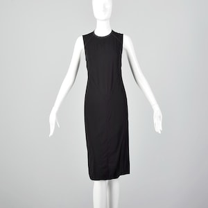XSサイズ ナルシソ・ロドリゲス ブラックドレス デザイナーズ シース リトルブラックドレス キーホールバック LBD