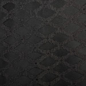 Mini abito nero anni '70, manica lunga, volant, colletto, bottoni in strass, abito da cocktail LBD immagine 10