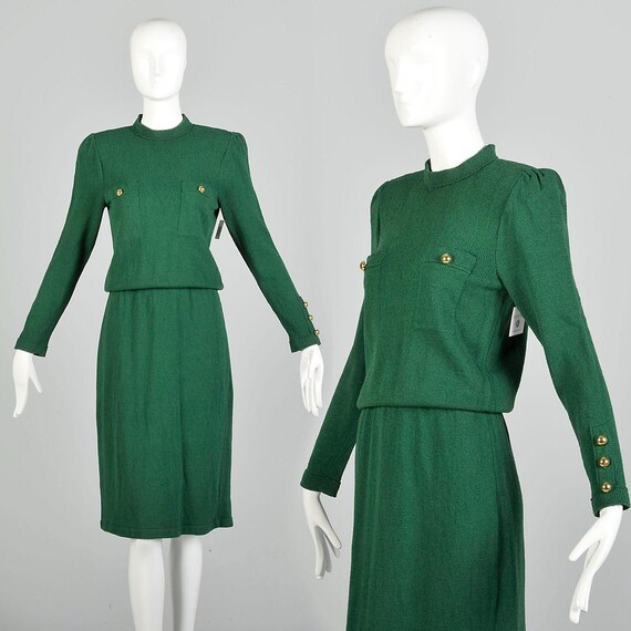 green dress shirts mens Men's Forest Green Long Sleeve Dress Shirt, Stain Repellent, Wrinkle Resistant