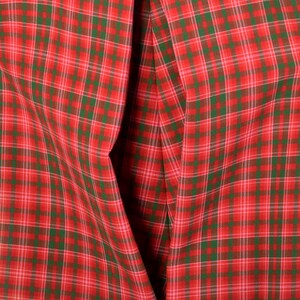 1960s Geoffrey Been Coat Mod Winter Holiday Red Green Plaid Outerwear image 7