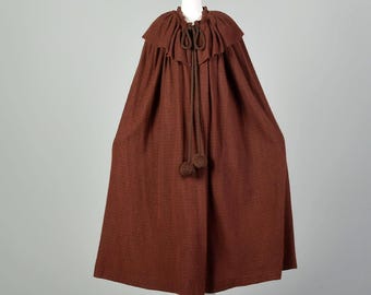 Capa Rive Gauche de Yves Saint Laurent de los años 70, cachemira, punto de angora, suave, otoño, ropa de abrigo, diseñador vintage