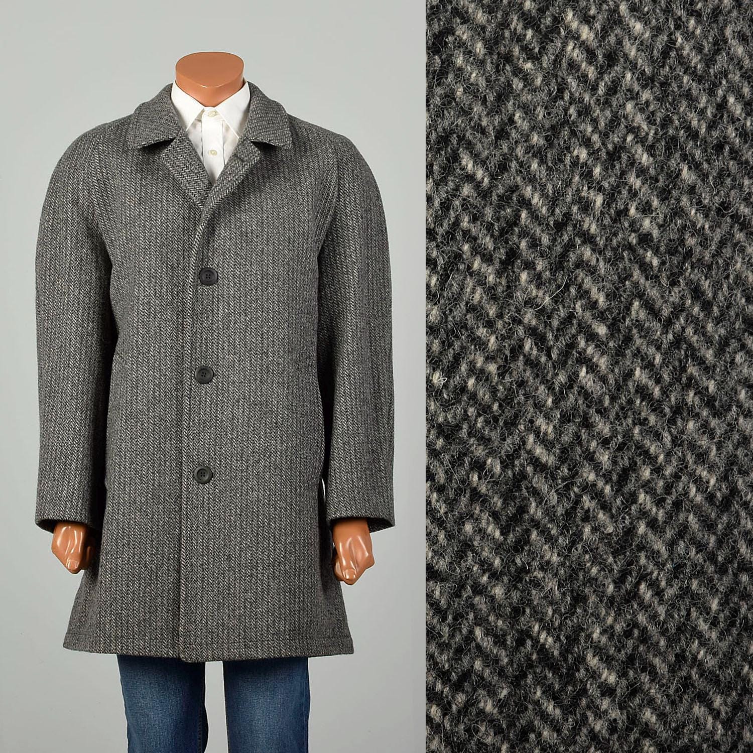 80-90s DAREBRIDGE　Herringbone Tweed Coat 80-90s DAREBRIDGE Herringbone Tweed Coat 80s Herringbone Coat