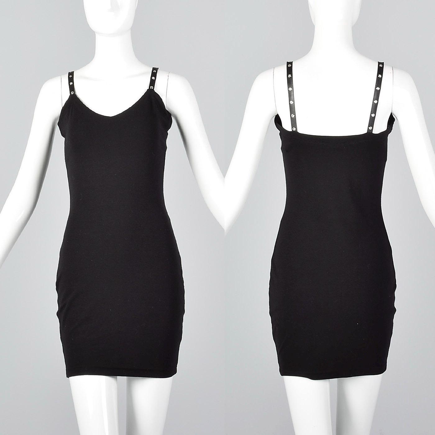 black dress with slit on side Evana Dress Black Halter Ponte Midi Dress Split