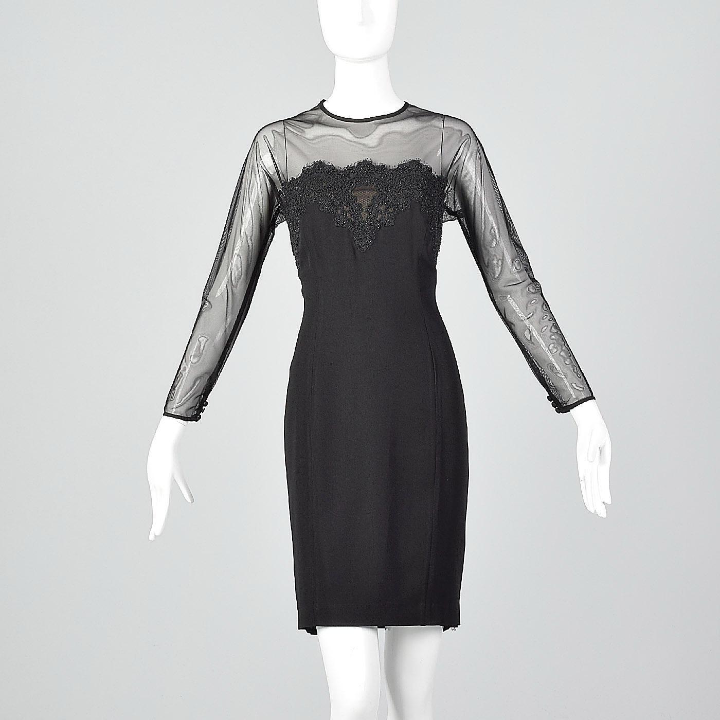 Veste Boléro Noir Perlé Carmen Marc Valvo Taille 6 - Occasion Très Bon état