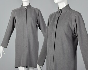 Medium Yves Saint Laurent Rive Gauche 1970s Knit Dress Minimalist Dress 70s Shift Dress Vintage YSL Wool Dress