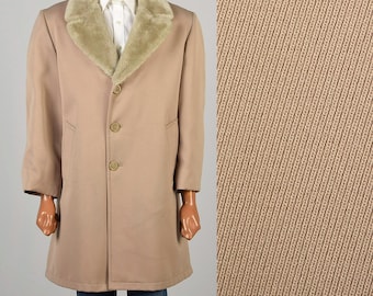 Vintage 70s/80s Sears Wool Coat Gray Men's Size Large/42