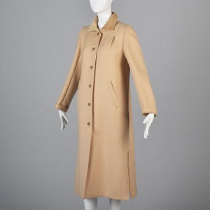 Courreges Minimalist Skirt Coat Set Neutral Tan Classic Designer Separates Outerwear Ensemble image 2