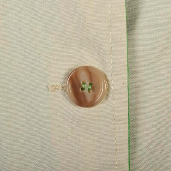 Medium 1960s Mod Jacket Reversible Two Tone Kelly… - image 8