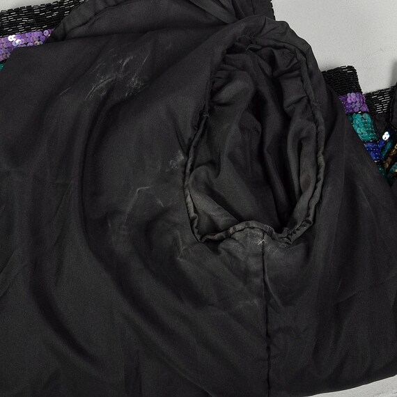 Large 1990s Color Block Sequin Jacket Geometric P… - image 9