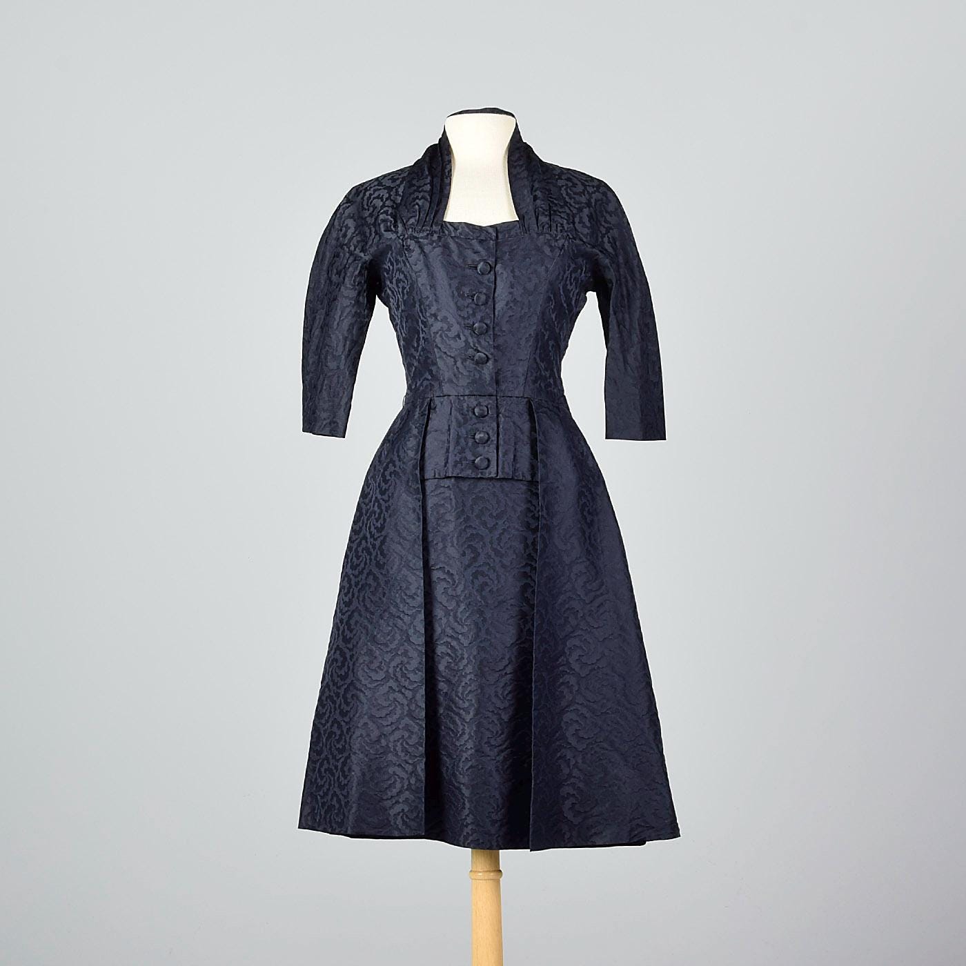 balmain dress blue Balmain button-detail Knitted Mini Dress | Blue
