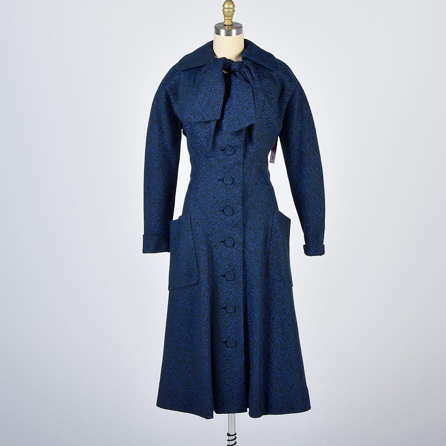 VTG プリンセス コート 1950 年代 ヴィンテージ フィット フレア 