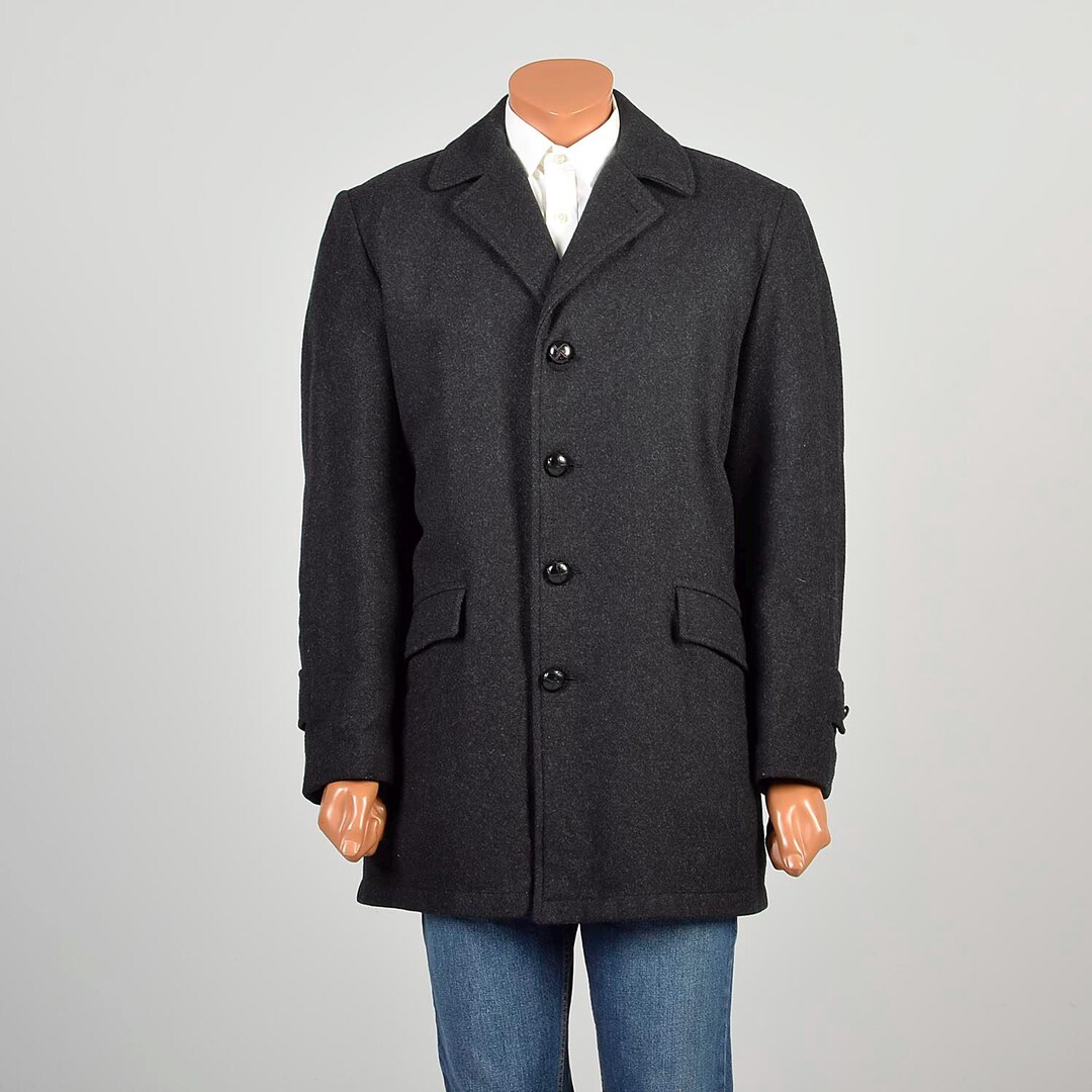 1950s Mens Brown Overcoat by Richman Brothers