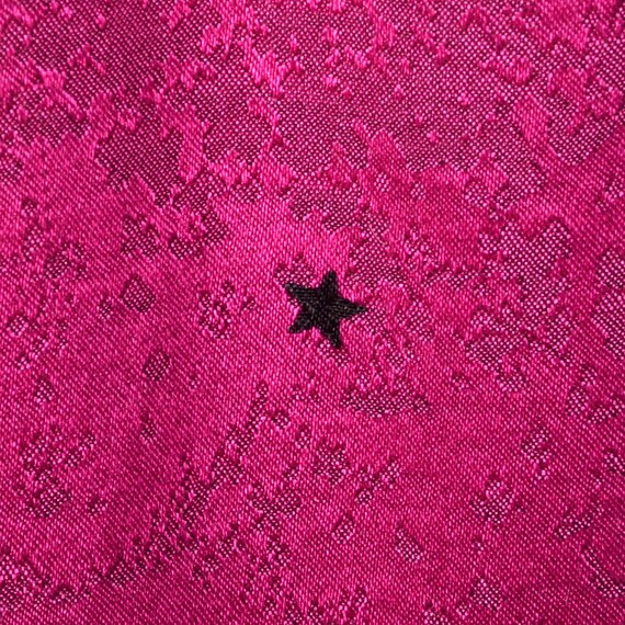 Large Emanuel Ungaro Hot Pink Skirt Set Asymmetri… - image 9