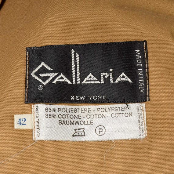 Medium 1990s Brown Overcoat Lightweight Coat Tren… - image 10