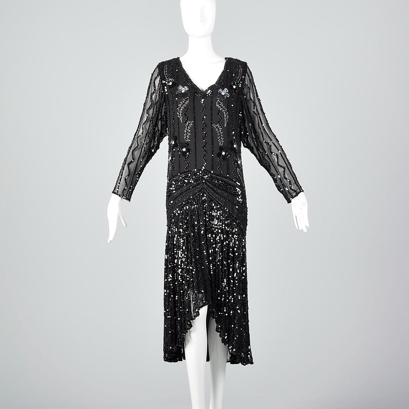 Beaded Drop Waist Gown - Etsy