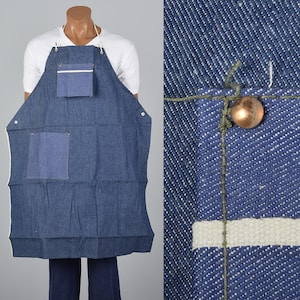 1950s Denim Apron - Etsy