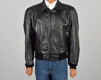 【良品】jackers old leather bomber jacket　牛革 良品】jackers old leather bomber jacket 牛革