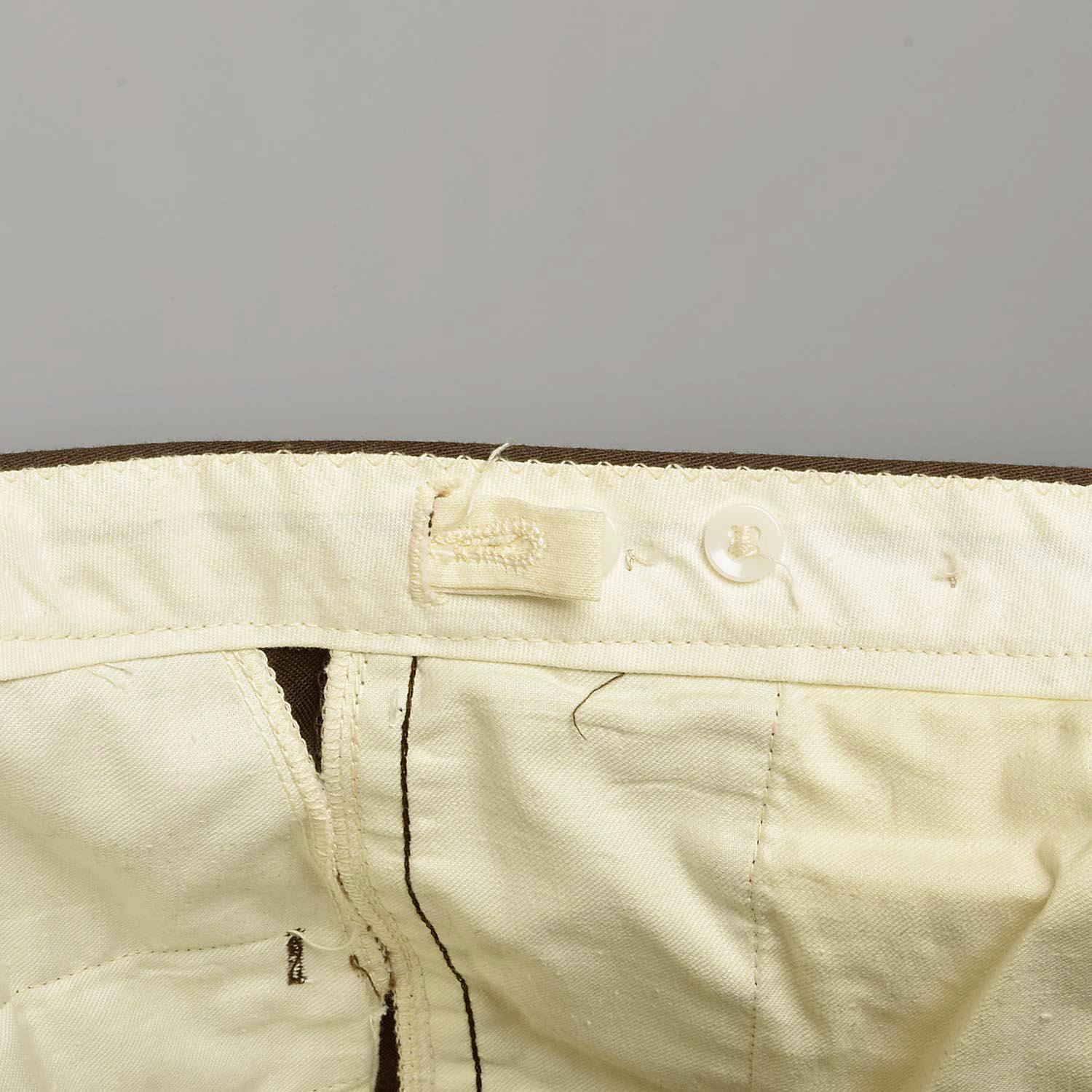 1960s Vintage Deadstock Small Sanforized Cotton Gabardine 1960s Vintage Deadstock Small Sanforized Cotton Gabardine