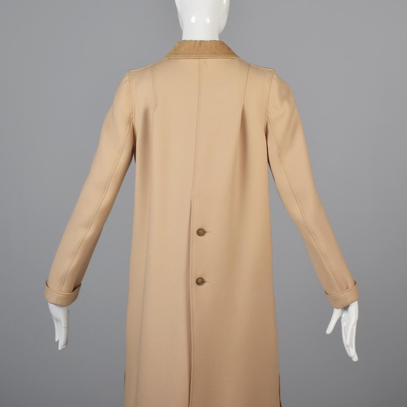 Courreges Minimalist Skirt Coat Set Neutral Tan Classic Designer Separates Outerwear Ensemble image 9