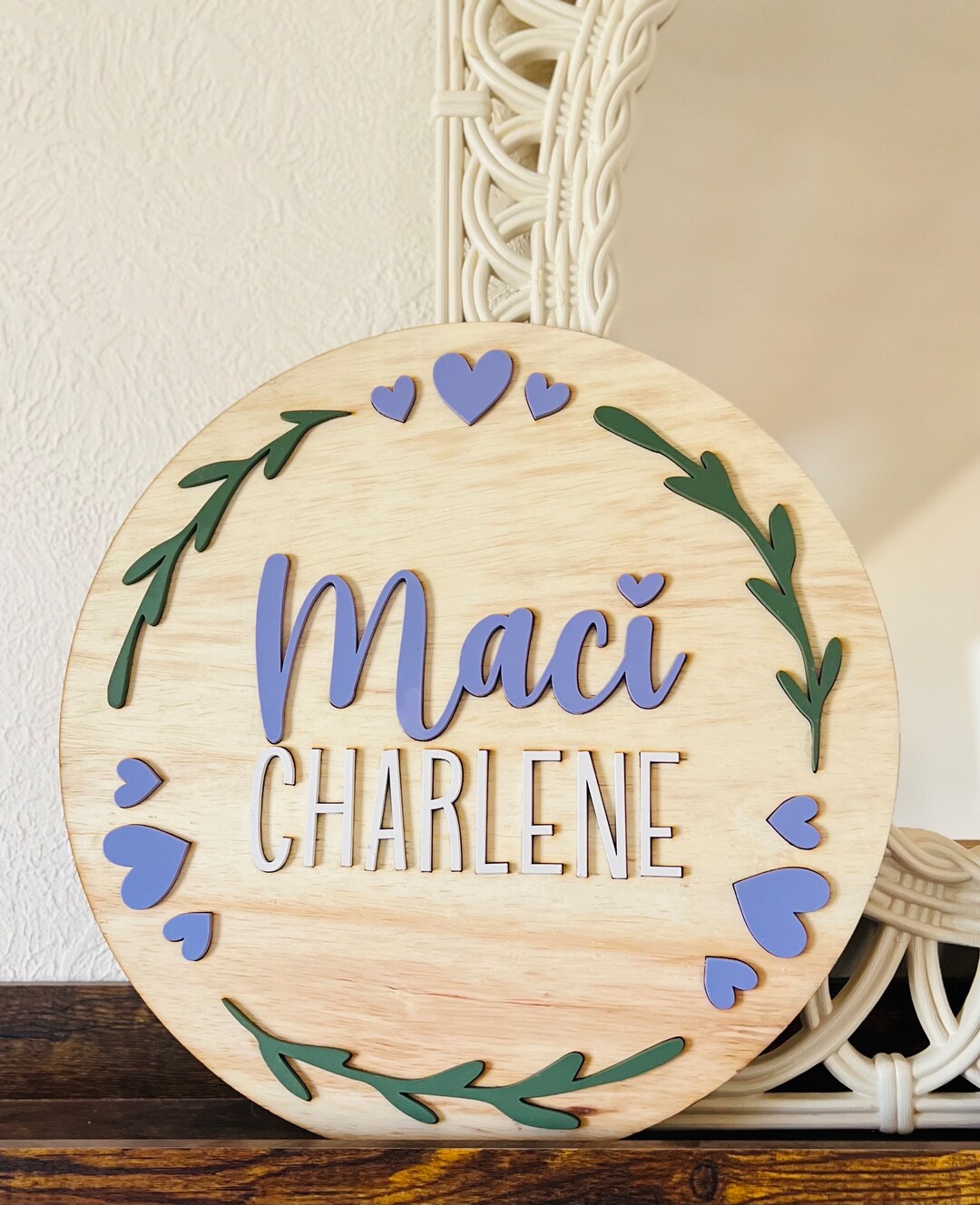 Panneau Métallique Personnalisé Chambre Enfant - ADALYN'S Room - Chico Creek Signs
