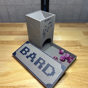 Collapsible Bard Dice Tower: Portable D&D Dice Roller