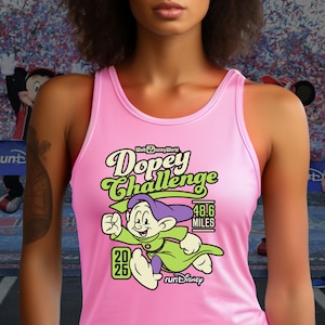 RunDisney Dopey Challenge Shirt 2025, Walt Disney Marathon Weekend Sweatshirt, Half Marathon Runner Tank Top, Dopey Run Disney Sweatshirt