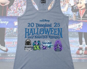 Disneyland Halloween Half Marathon 2025 Tank: runDisney Villains Race Shirt