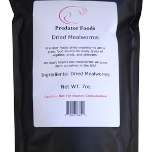 Predator Foods - Dried Mealworms