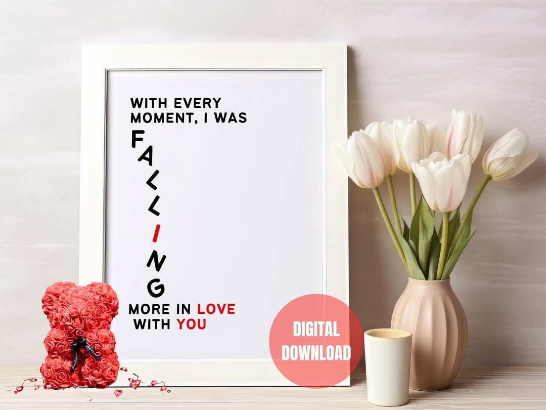 Instant Download Digital Print Love Quote Minimalist Poster Aesthetic ...