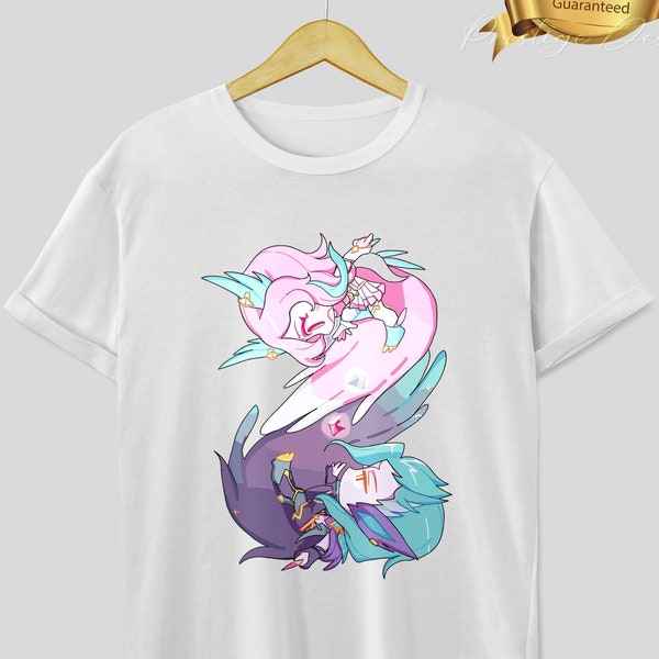 Xayah T Shirt, xayah and rakan, xayah build, xayah runes, xayah star guardian, xayah cosplay, xayah emotes, rakan cosplay, rakan and xayah