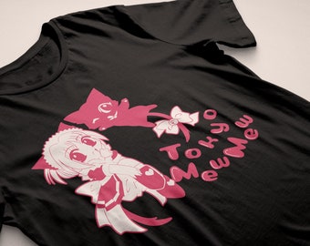 Tokyo Mew Mew Shirt, Tokyo Mew Mew, Tokyo Mew Print, Tokyo Mew Halskette, Mew Power, Ichigo, Tokyo Mews, Ichigo Momomiya