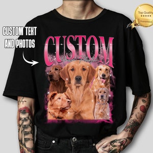 Camiseta Bootleg Rap personalizada, camiseta personalizada para mascotas, camisa pirata personalizada, regalo de Navidad para marido, camisa para mascotas personalizada, personaliza tu propia camisa pirata imagen 1