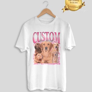 T-shirt de rap bootleg personnalisé, t-shirt personnalisé pour animal de compagnie, chemise de contrebande personnalisée, cadeau de Noël pour mari, chemise pour animal de compagnie personnalisée, personnalisez votre propre chemise de contrebande image 4