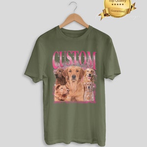 Camiseta Bootleg Rap personalizada, camiseta personalizada para mascotas, camisa pirata personalizada, regalo de Navidad para marido, camisa para mascotas personalizada, personaliza tu propia camisa pirata imagen 6