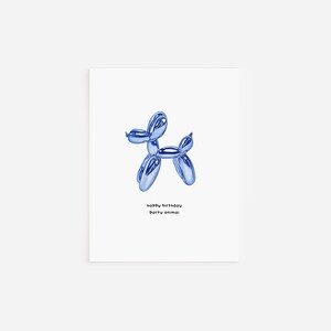 Fêtard HBD | Carte de voeux dessinée à la main | Dessiné et illustré par l'artiste | Réduction Mix & Match