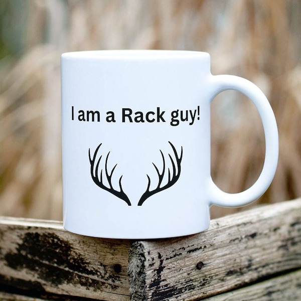 Mug humour de chasse, humour de type rack, cadeau de chasse pour lui, cadeau pour mari frère fils père ami