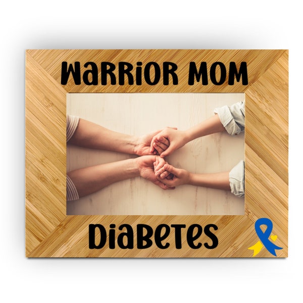 Diabetes Mom, Support Picture Frame, Family love, Mom,  Parental Guidance Frame, Mother's Guidance, gift for Mommy