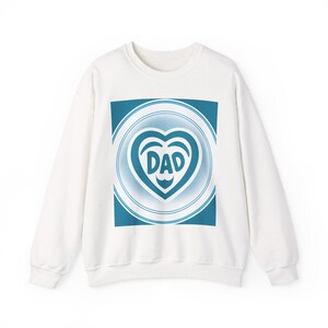 Father&#39;s Day Dad Sweatshirt, Cozy Jumper for Him, Family Apparel, Unisex Heavy Blend Crewneck, Dad Clothing