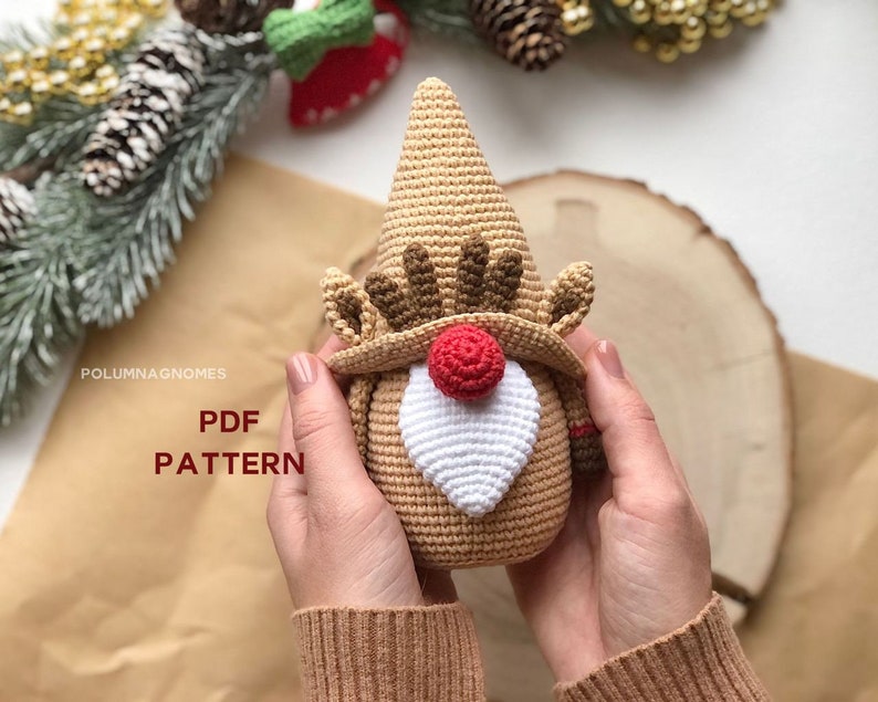 Amigurumi Gnomes PDF Crochet Pattern Bundle Instant Download 3IN1 Set for DIY Craft Enthusiasts, Unique Handmade Gift Idea image 7