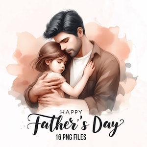 Paquete de imágenes prediseñadas del Día del Padre. Feliz Día del Padre para imprimir en camisetas, carteles, sublimación y otros proyectos creativos, descargas instantáneas