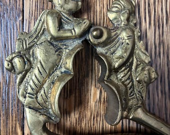 Vintage Brass Nutcracker