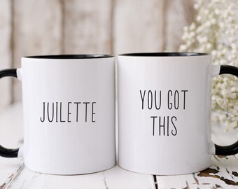 Personalized 'You Got This' Coffee Mug: Motivational Gift